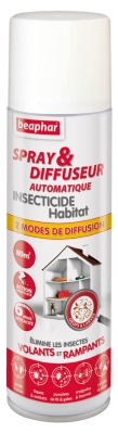 Beaphar Spray & Automatischer Diffusor Insektizid Habitat 250 ml