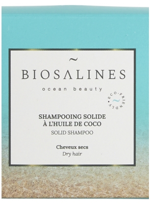 Biosalines Festes Shampoo mit Kokosnussöl 75 g