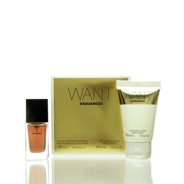 Dsquared² WANT Set - EDP 15 ml + BL 30 ml
