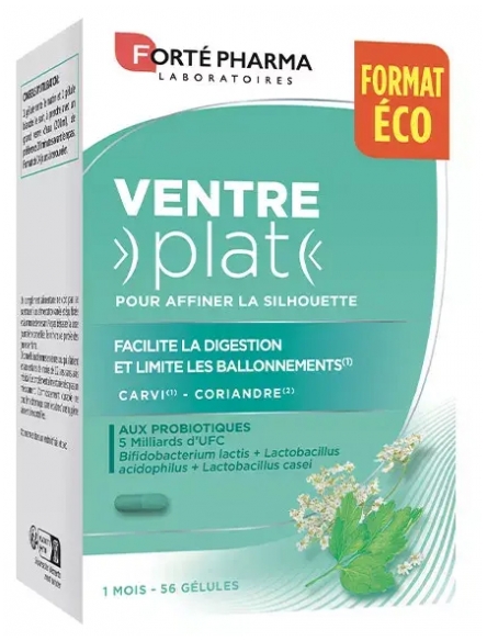 Forté Pharma Flacher Bauch 56 Kapseln