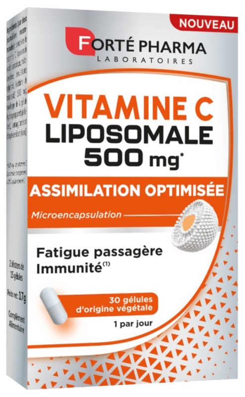 Forté Pharma Liposomales Vitamin C 500 mg 30 Vegetarische Kapseln