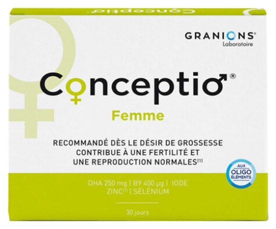 Granions Conceptio Frau 30 Morgenkapseln und 30 Abendkapseln