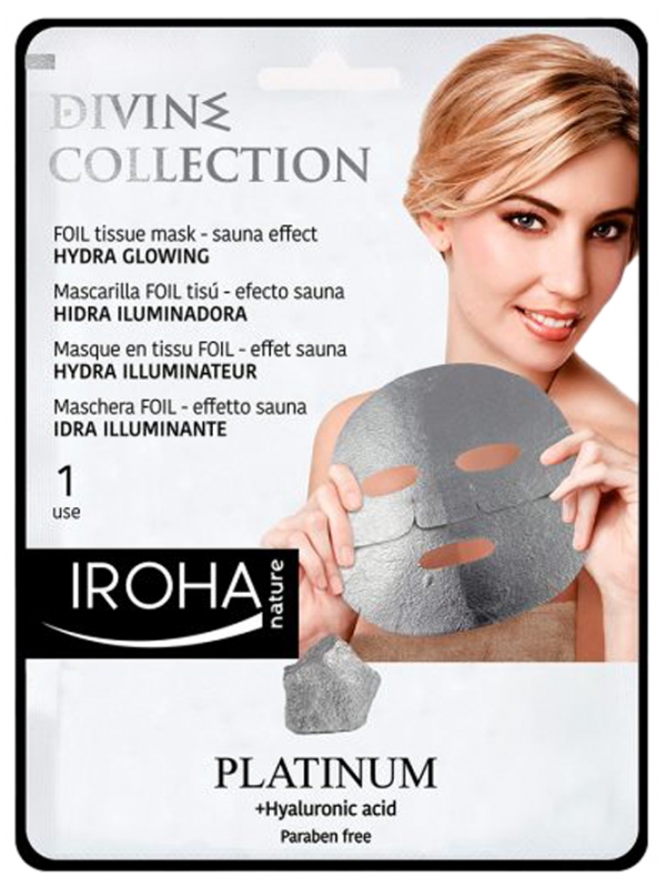 Iroha Nature Divine Collection Hydra Illuminating Mask Platinum 25 ml