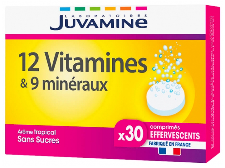 Juvamine 12 Vitamine & 9 Mineralien 30 Brausetabletten