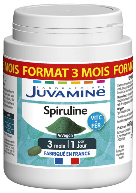 Juvamine Spirulina 90 Tabletten