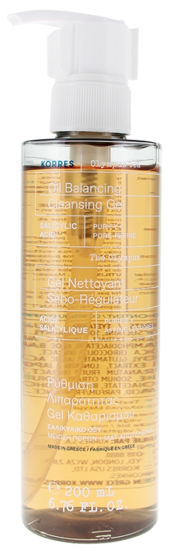 Korres Olympus Tee Sebo-Regulierendes Reinigungsgel 200 ml