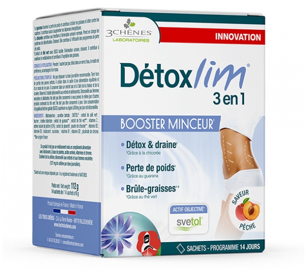 Les 3 Chênes Detoxlim 3in1 14 Sachets