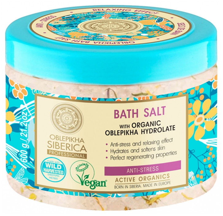 Natura Siberica Anti-Stress Badesalz 600 g