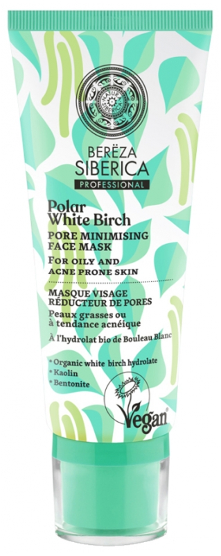 Natura Siberica Berëza Siberica Porenreduzierende Gesichtsmaske 100 ml