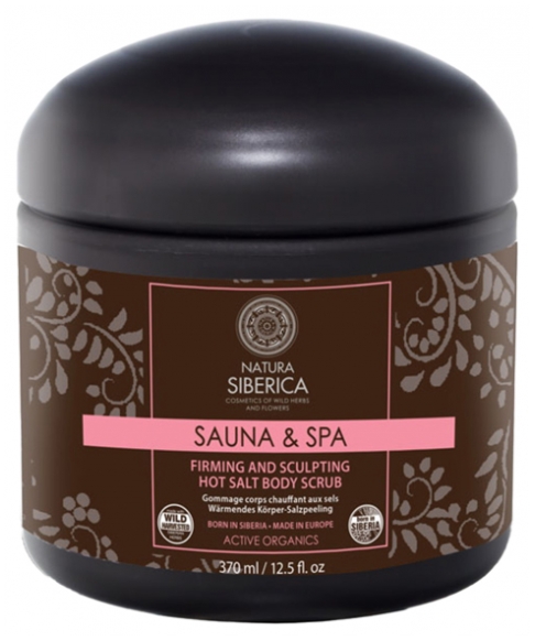 Natura Siberica Körperpeeling mit Wärmenden Salzen 370 ml