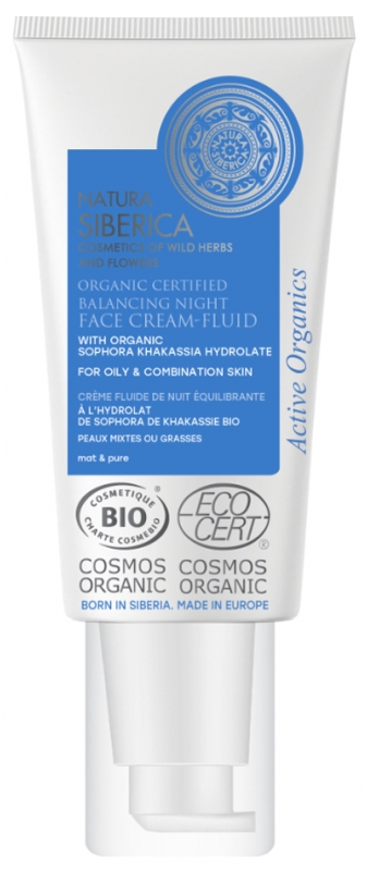 Natura Siberica Teint Mat & Pur Bio Ausgleichende Nachtcreme 50 ml