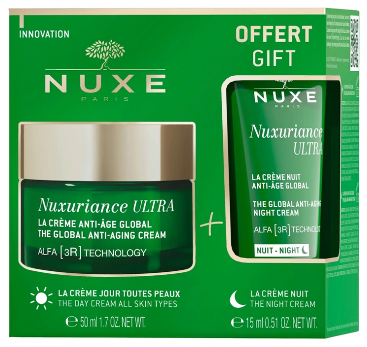 Nuxe Nuxuriance Ultra La Crème Anti-Âge Global 50 ml + La Crème Nuit Anti-Âge Global 15 ml Offerte