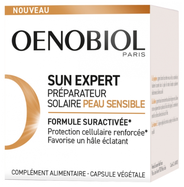 Oenobiol Sun Expert Sonnenschutzpräparat Empfindliche Haut 30 Kapseln