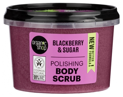Organic Shop Body Scrub Peeling Seidige Haut Körper Brombeere 250 ml