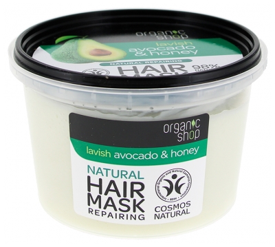 Organic Shop Natürliche Reparierende Haarmaske Avocado & Honig 250 ml