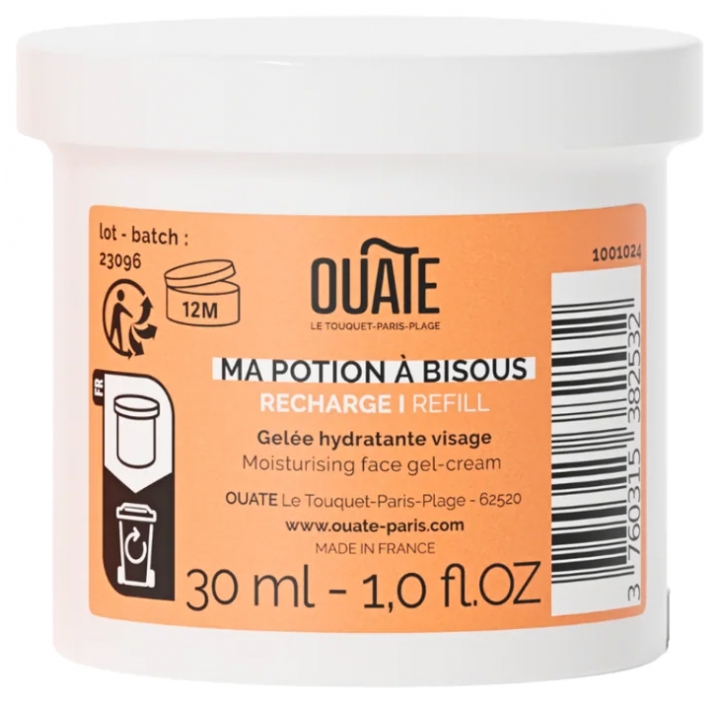Ouate Ma Potion à Bisous Feuchtigkeitsspendendes Gelee Gesicht Nachfüllpackung 30 ml