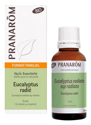 Pranarôm Ätherisches Eukalyptus-Strahlenöl (Eucalyptus Radiata ssp Radiata) Bio 30 ml