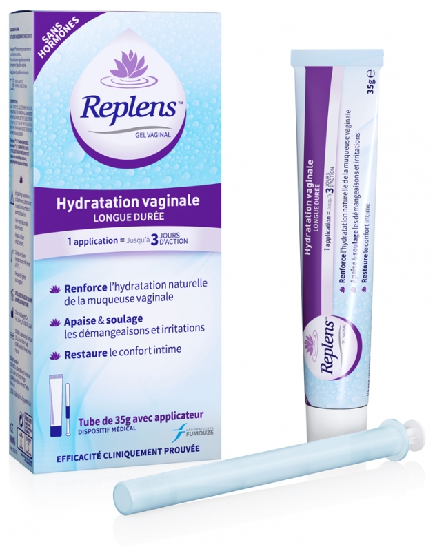 Laboratoires Fumouze Replens Vaginalgel 35 g Tube mit Applikator