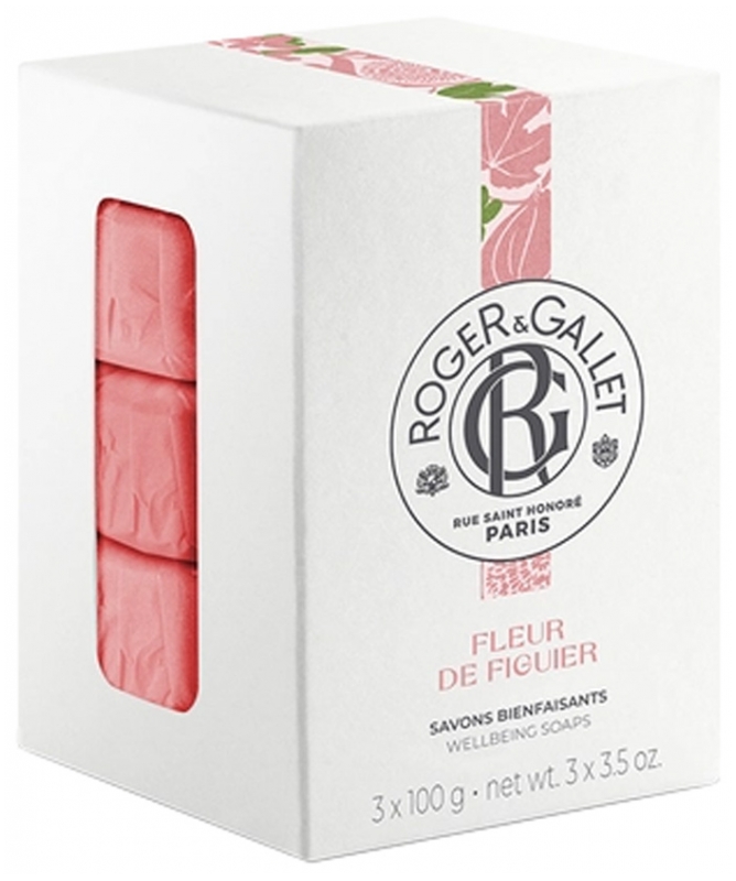 Roger & Gallet Fleur de Figuier 3 Wohltuende Seifen à 100 g