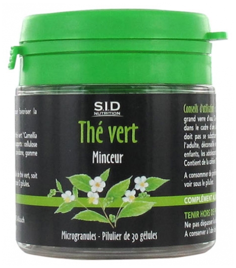 S.I.D Nutrition Grüner Tee Schlankheitskur 30 Kapseln