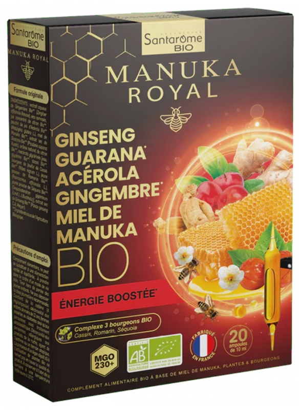 Santarome Manuka Royal Boosted Energy Bio 20 Ampullen