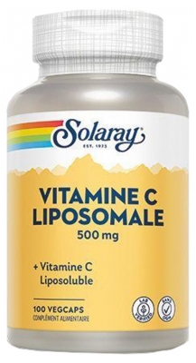Solaray Liposomales Vitamin C 500 mg 100 Kapseln Pflanzlich