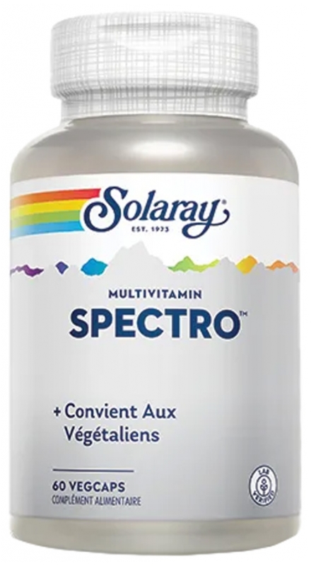 Solaray Spectro Multi-Vita-Min 60 Pflanzenkapseln