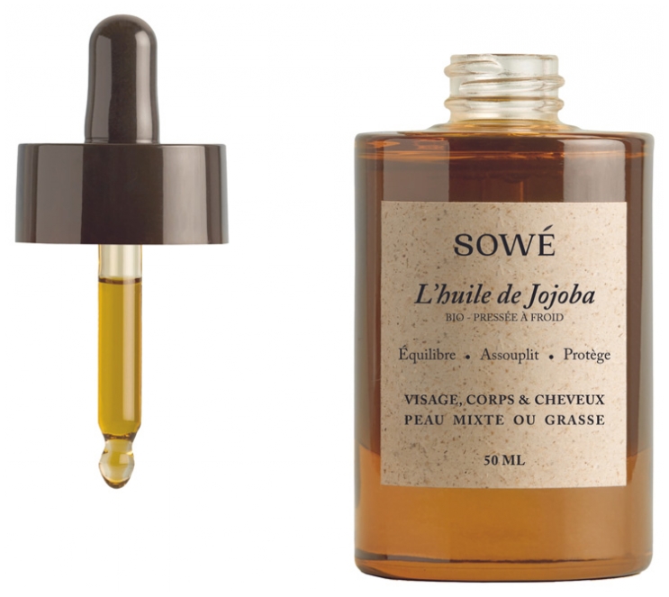 Sowé Reines Bio-Jojobaöl 50 ml