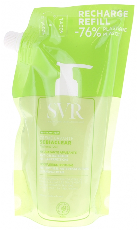 SVR Sebiaclear Öko-Recharge Waschcreme 400 ml