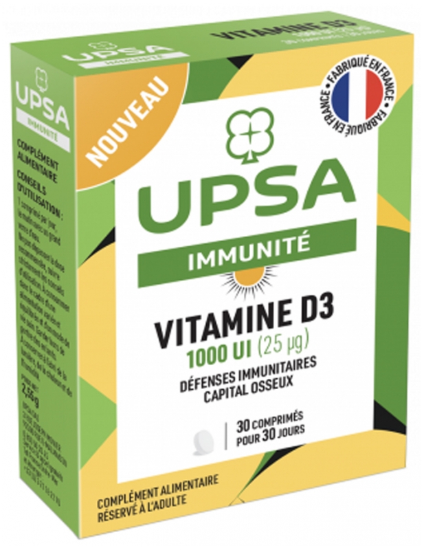 UPSA Vitamin D3 1000 IE 30 Tabletten