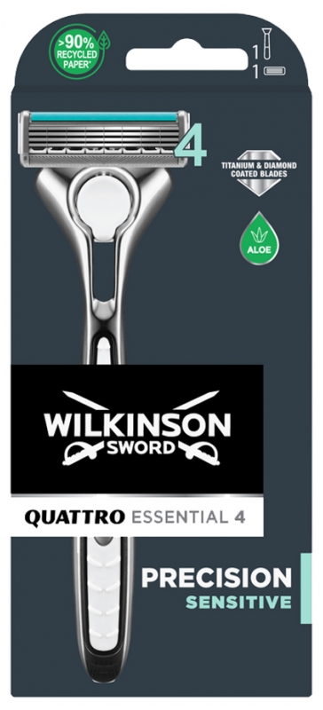 Wilkinson Quattro Essential 4 Sensitiver Präzisionsrasierer